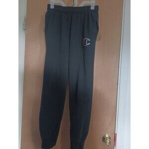 CHAMPION Mens Tracksuit Trousers Joggers - Size M Black
